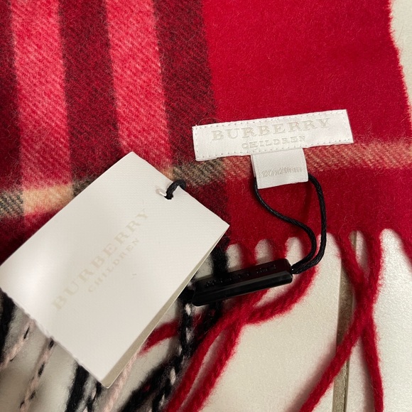 Burberry Children Classic Cashmere Scarf Kids Scarf - Picture 5 of 7